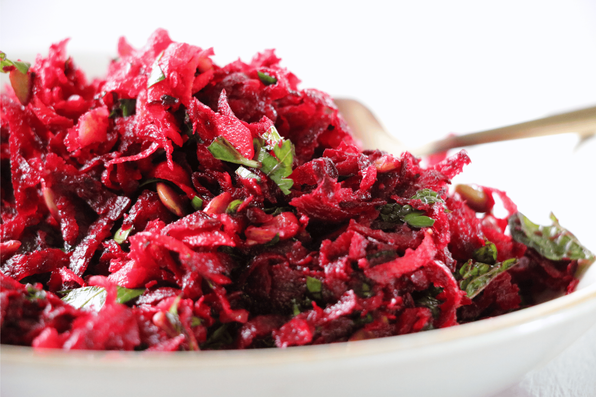 Beetroot, carrot, orange and walnut salad