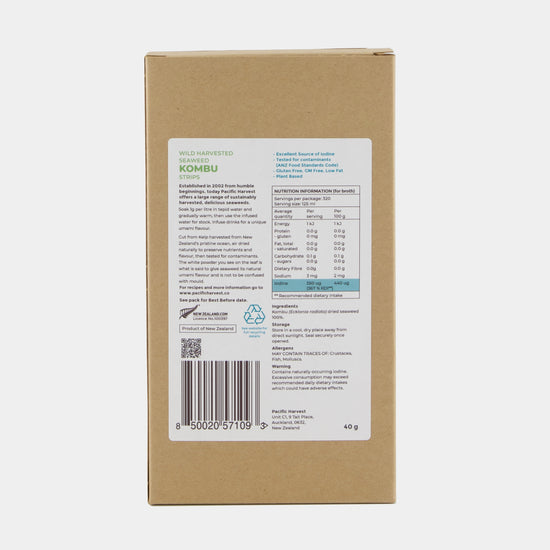 Pacific harvest Kombu Stirps 40G pack box