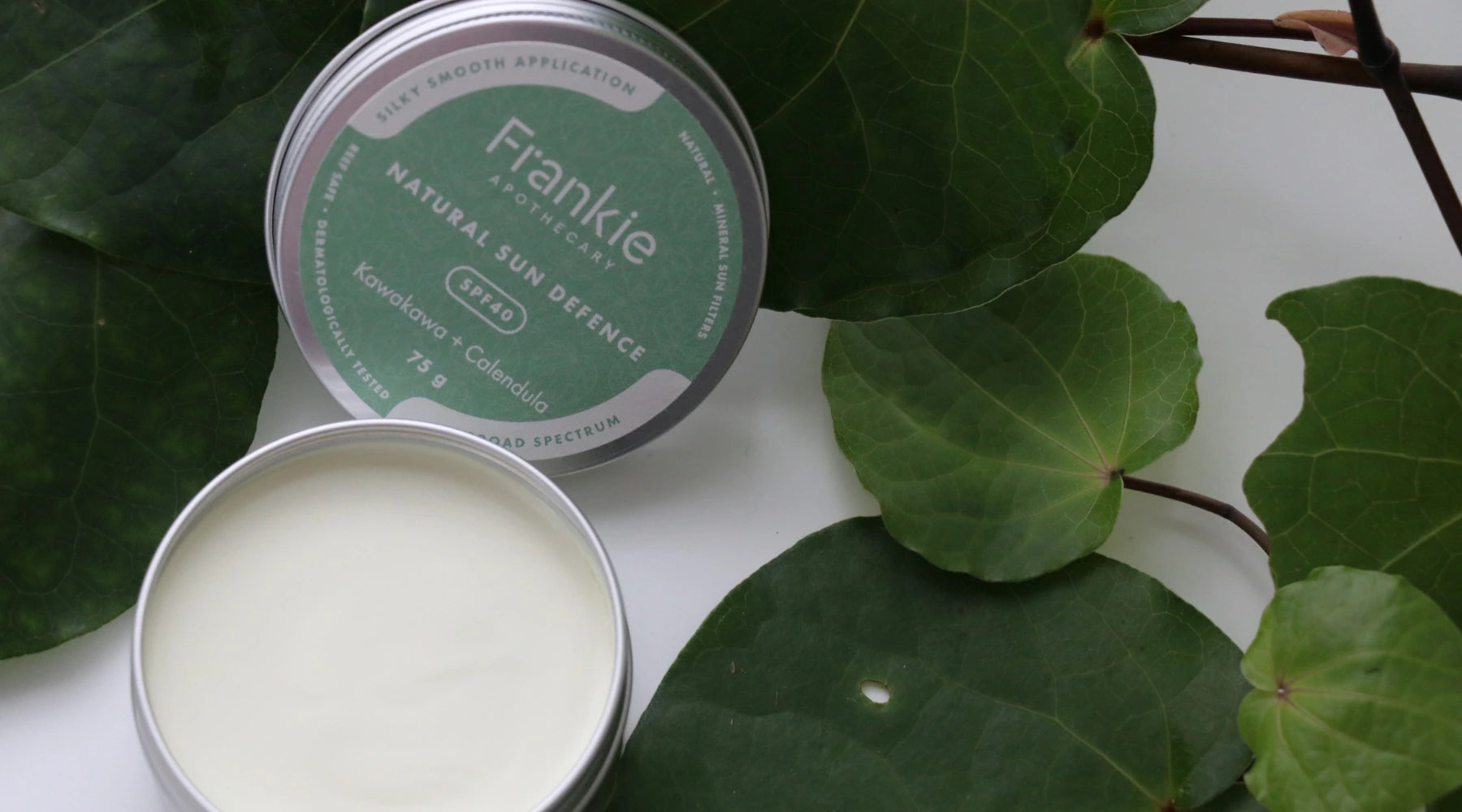 Frankie Apothecary Natural SundefenceSPF40 natural sunscreen