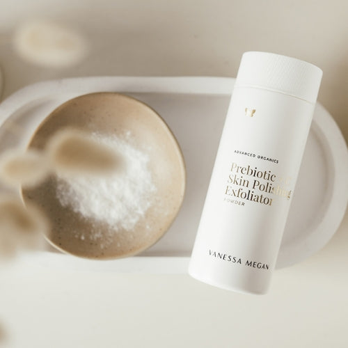 Vanessa Megan Prebiotic exfoliating face wash powder
