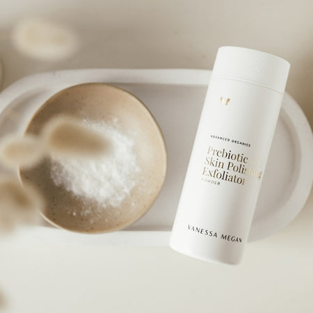 Vanessa Megan Prebiotic exfoliating face wash powder
