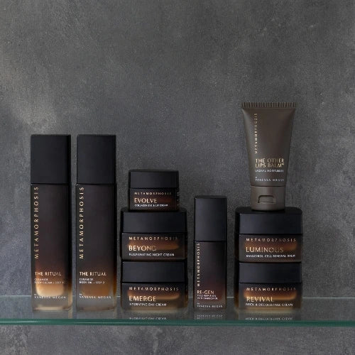 Metamorphosis skincare range by Vanessa Megan for peri- post menopausal skin