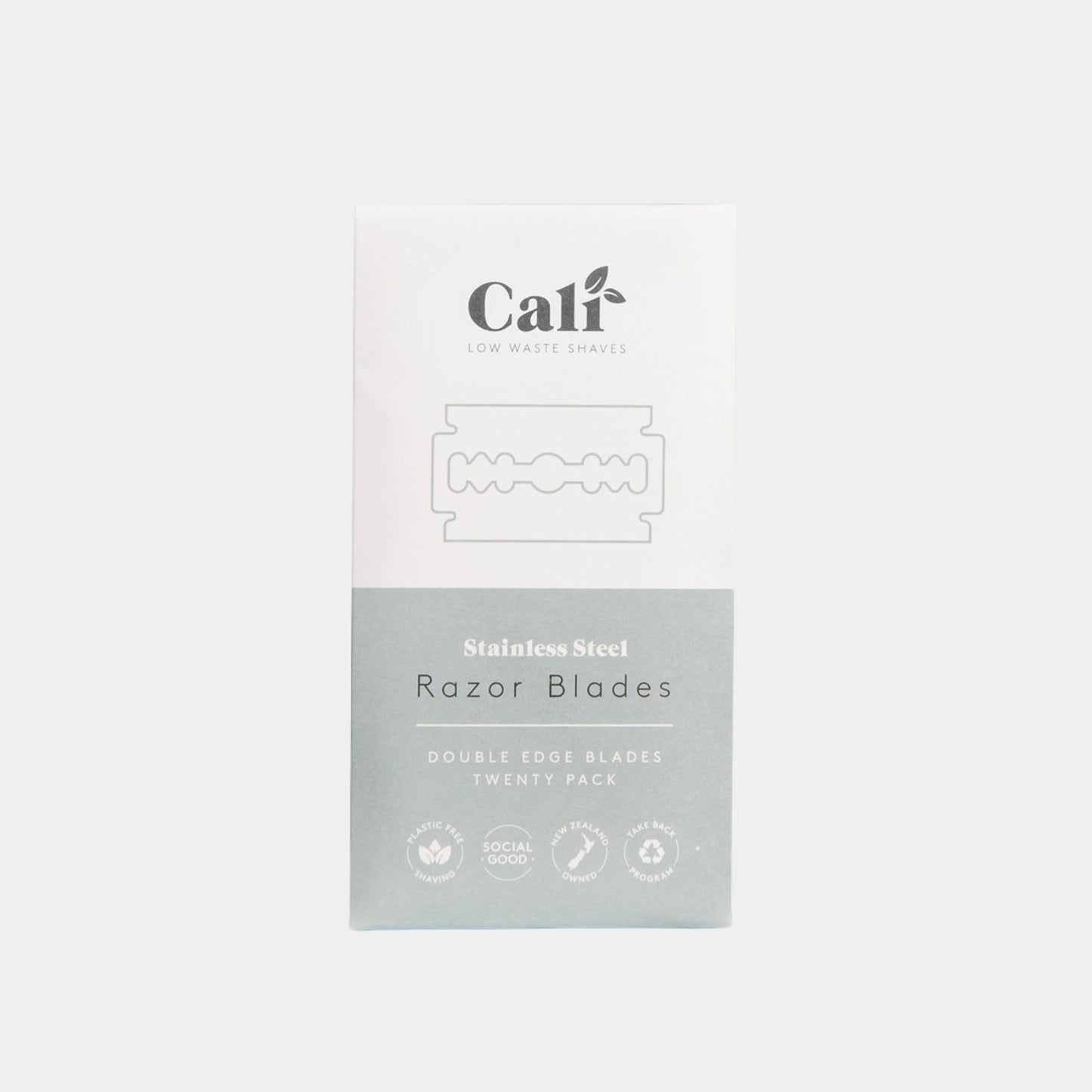 CaliWoods Safety Razor Refill Blades 20 Pack – Stainless Steel Double Edge Blades for Eco-Friendly Shaving NZ