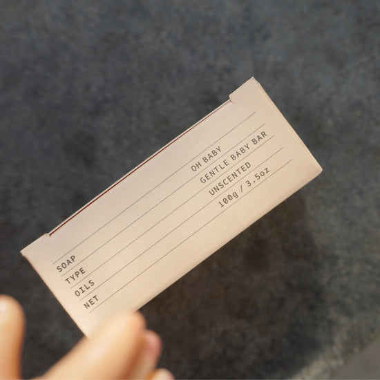 Fair + Square Oh Baby bar packaging
