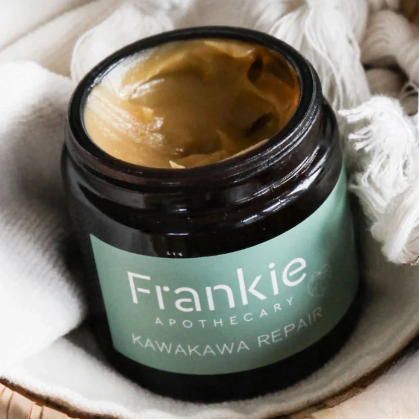 Frankie Apothecary Kawakawa Repair Balm 30ml endorsed by Eczema Association NZ for natural eczema support.