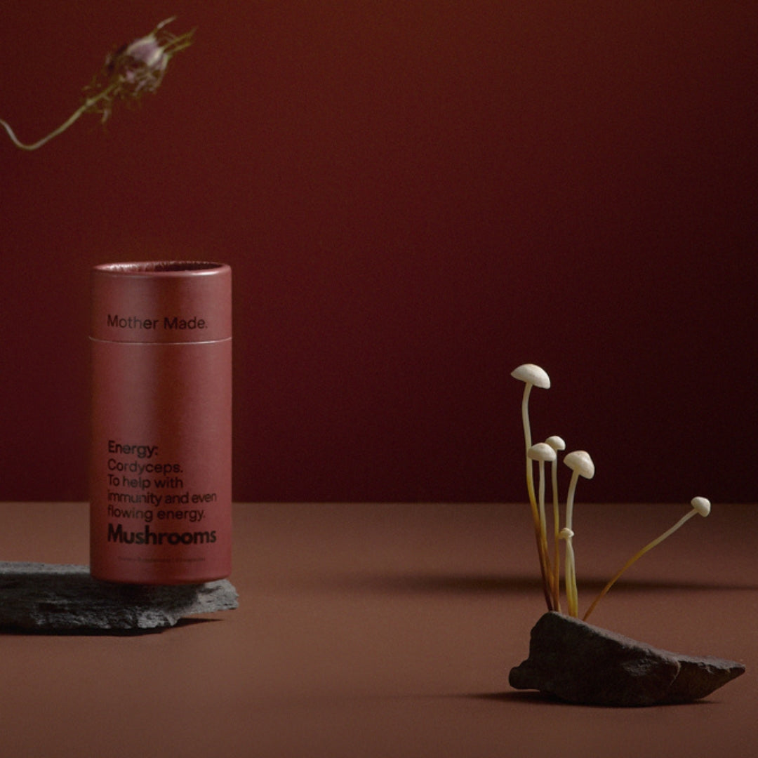 Mother Made Energy Cordyceps Capsules canister
