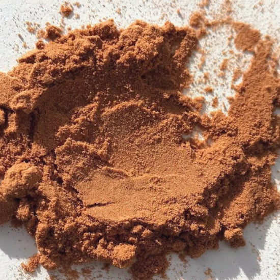 Mother Made PM dual-extracted functional mushroom powder blend, featuring Reishi, Shiitake, and Turkey’s Tail mushrooms, crafted for nighttime wellness, sleep support, and relaxation.