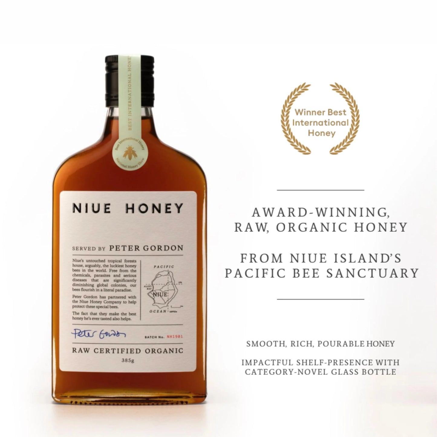 Niue Honey organic raw honey with Best International Honey award