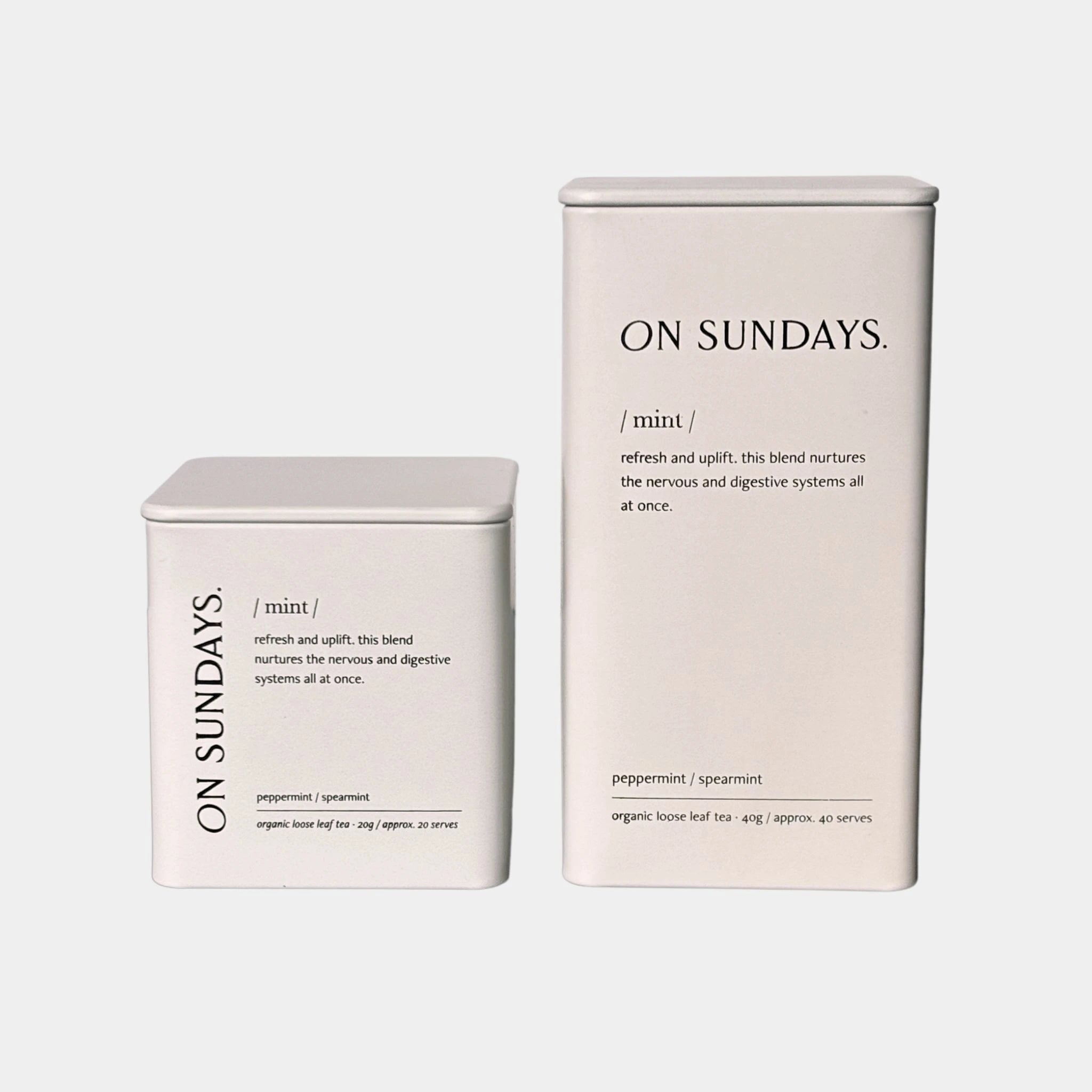 On Sundays Mint Tea