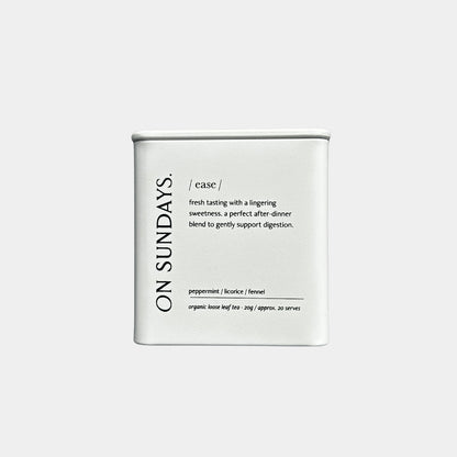 On Sundays Ease tea tin 20 serves