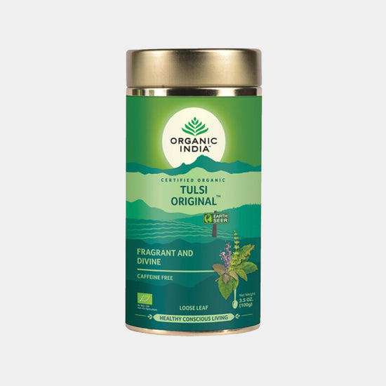 Orgnaic India Tulsi Original Losses leaf tea tin