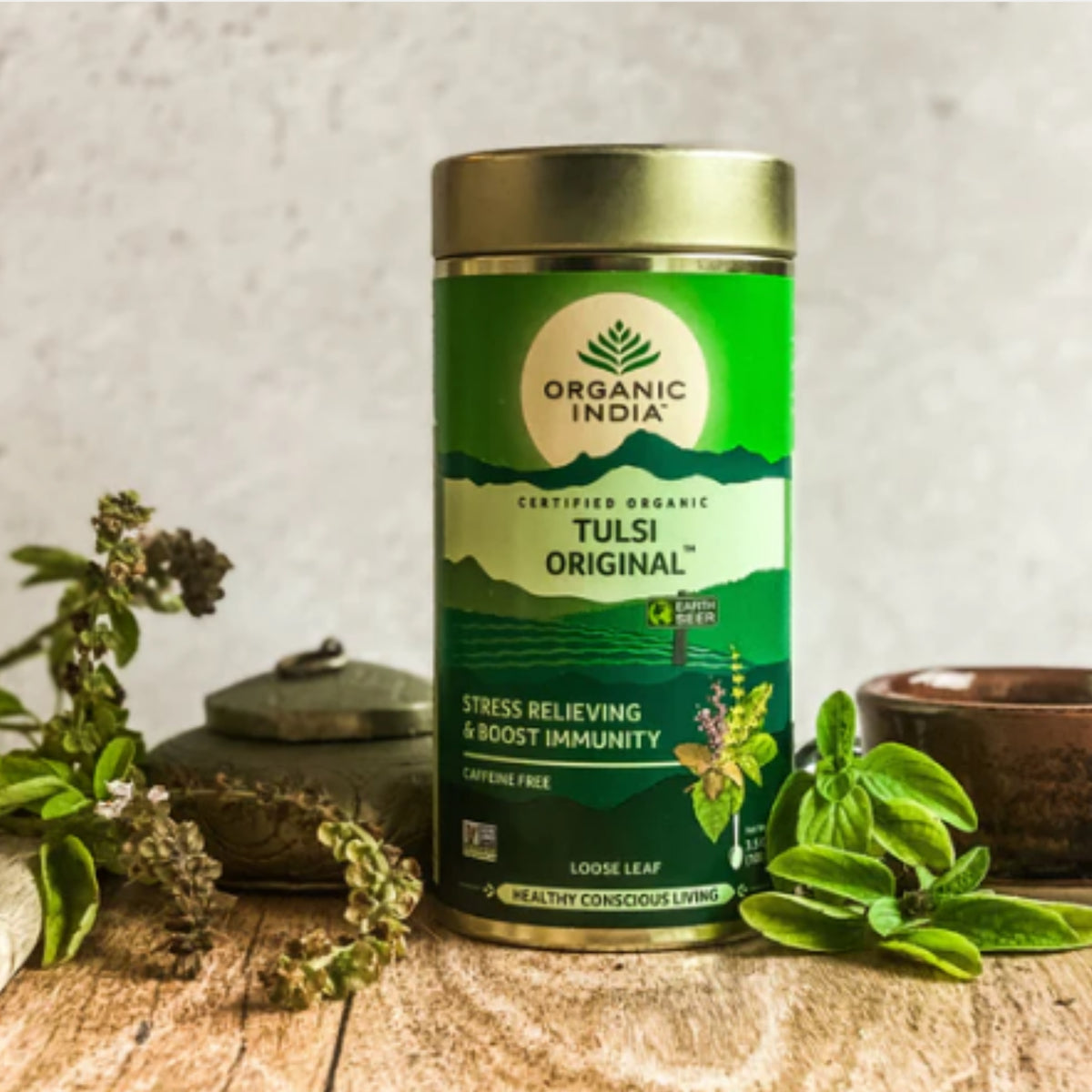 Thulsi Tea Organic India Tulsi Original Loose-leaf Tea NZ – Intentionally Natural