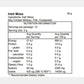 Pacific harvest Irish moss pieces nutritional info 36G