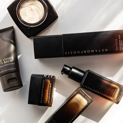 Metamorphosis Skincare by Vanessa Megan, natural and organic peri to post menopause skincare.