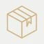 Fast shipping box icon