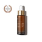 Vanessa Megan Green Coffee & Gotu Kola Beauty Veil dropper bottle on a white background with Organic Beauty Award 2021 logo.
