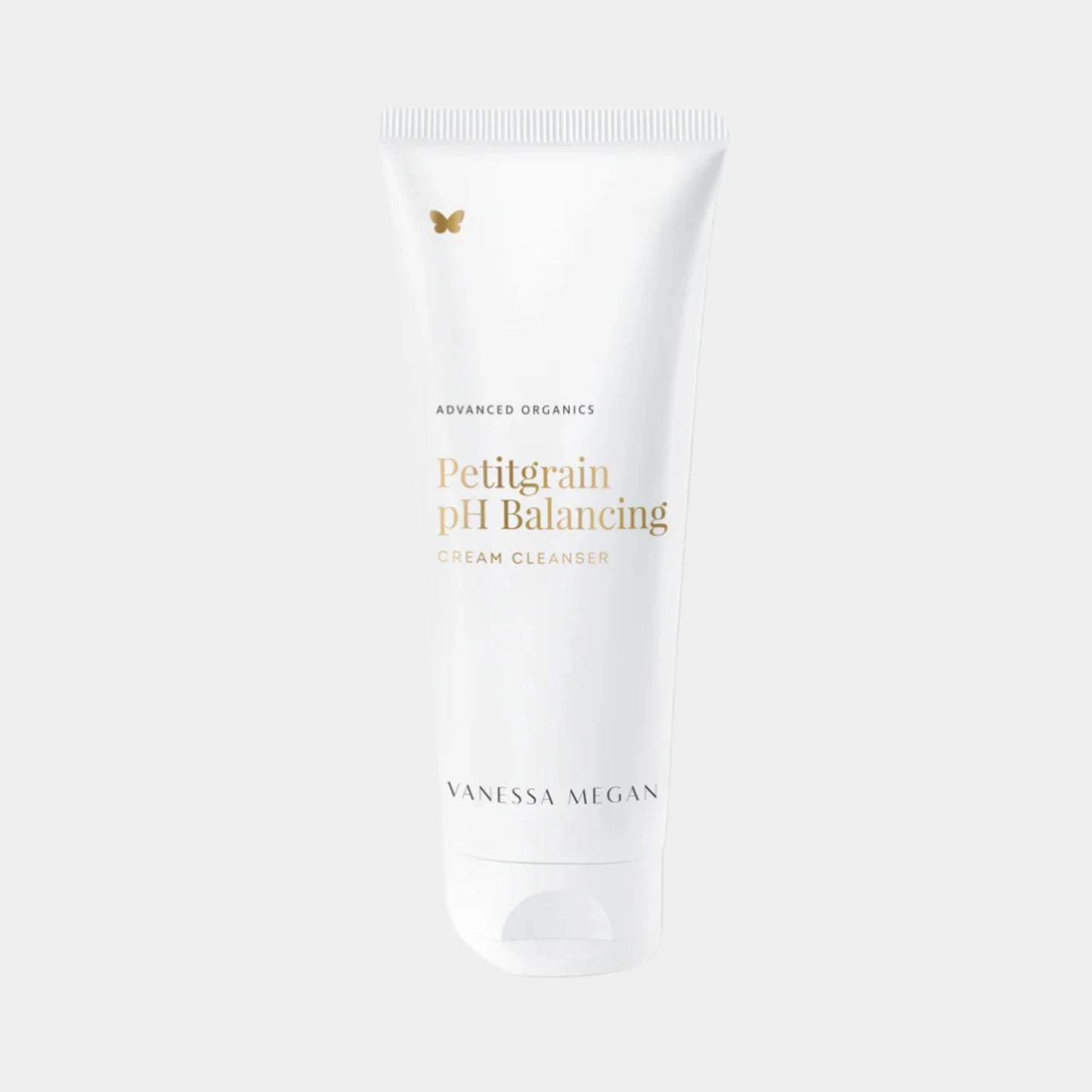 Vanessa Megan Petitgrain Cream Cleanser product cut-out – natural organic skincare to balance and restore skin’s pH