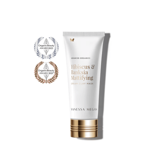Vanessa Megan Hibiscus & Banksia Mattifying Cream Clay Mask with awards