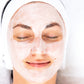 Vanessa Megan  Hibiscus + Banksia Mattifying Face Mask applied to face