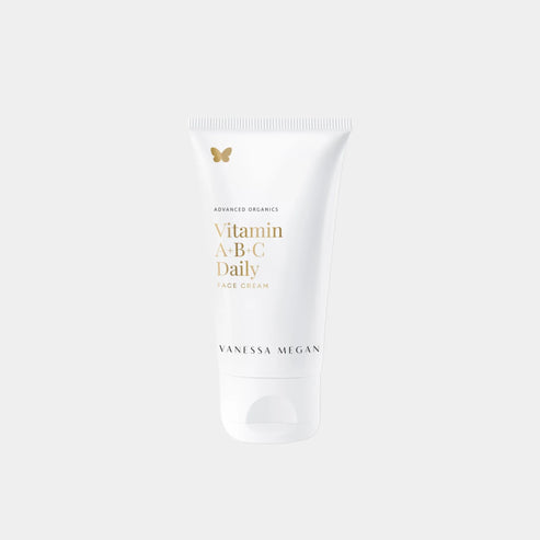 Vanessa Megan Vitamin A+B+C Daily Face Cream natural antioxidant-rich moisturiser for daily hydration and skin nourishment.