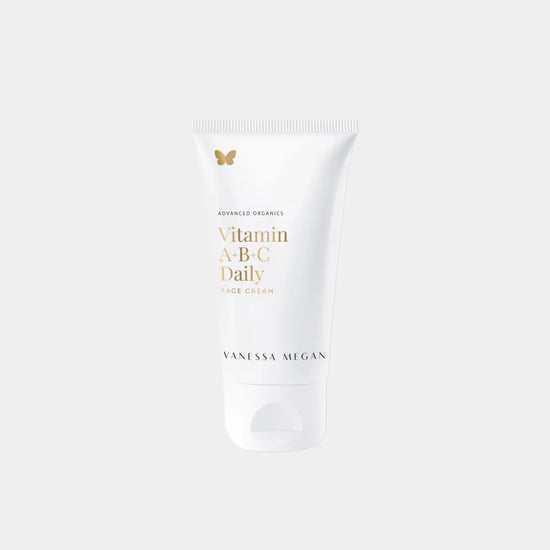 Vanessa Megan Vitamin A+B+C Daily Face Cream natural antioxidant-rich moisturiser for daily hydration and skin nourishment.