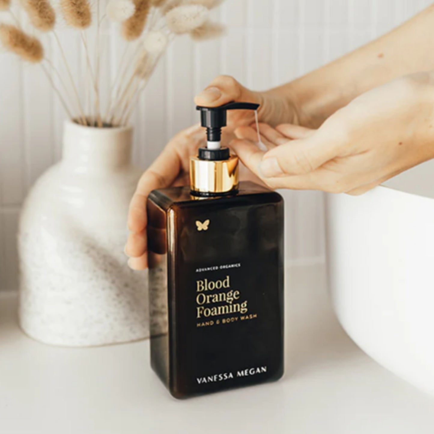 Vanessa Megan Blood Orange Hand and Body Wash with Hands